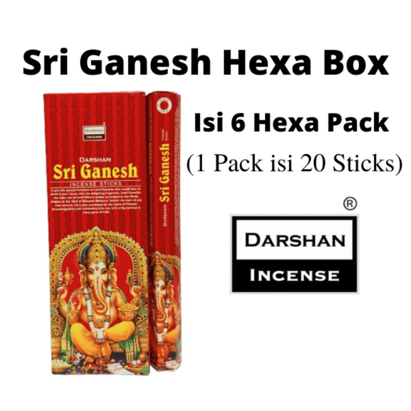 Dupa Hio India Darshan Sri Ganesh Hexa Box