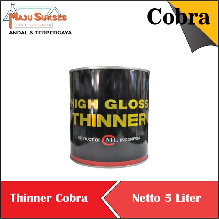 THINNER COBRA HITAM THINER PENGENCER CAT TINER COBRA HITAM HIGH