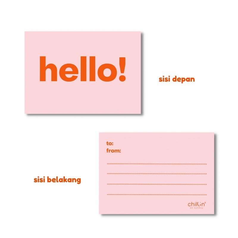 

Kartu Ucapan / Greeting Cards
