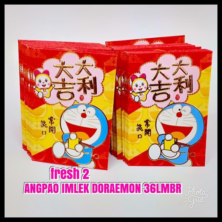 

New Arrival Angpao Imlek Doraemon 36Lmbr/Amplop Imlek