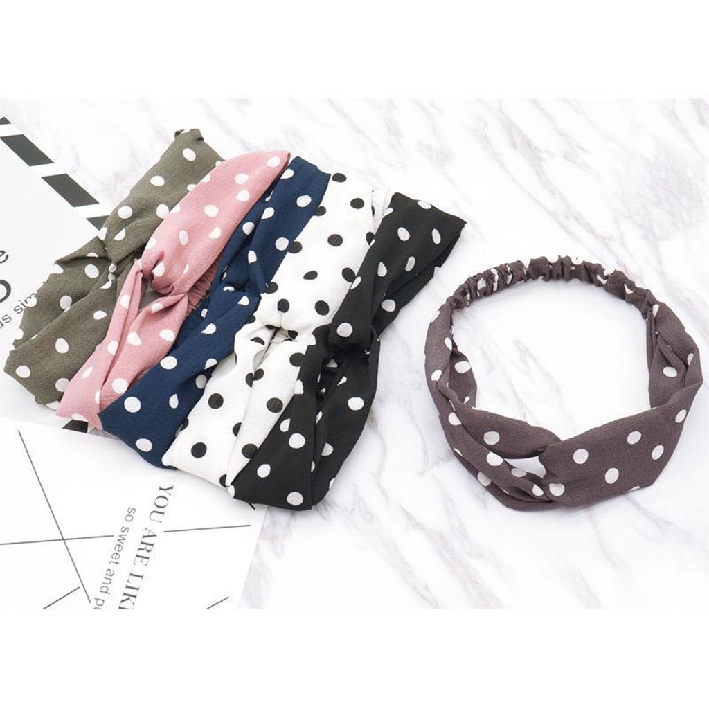 ☀ACCBAYI☀ ACC0059 BANDO / BANDANA MOTIF BUNGA CANTIK WARNA WARNI IMPORT