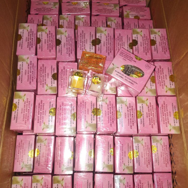 [1 KARTON ISI 250 PAKET] PAKET CSD CREAM SUSU DOMBA 15 GRAM BERHOLOGRAM