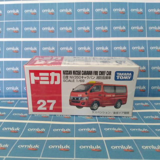 Tomica Nissan NV350 Caravan Fire Chief Car