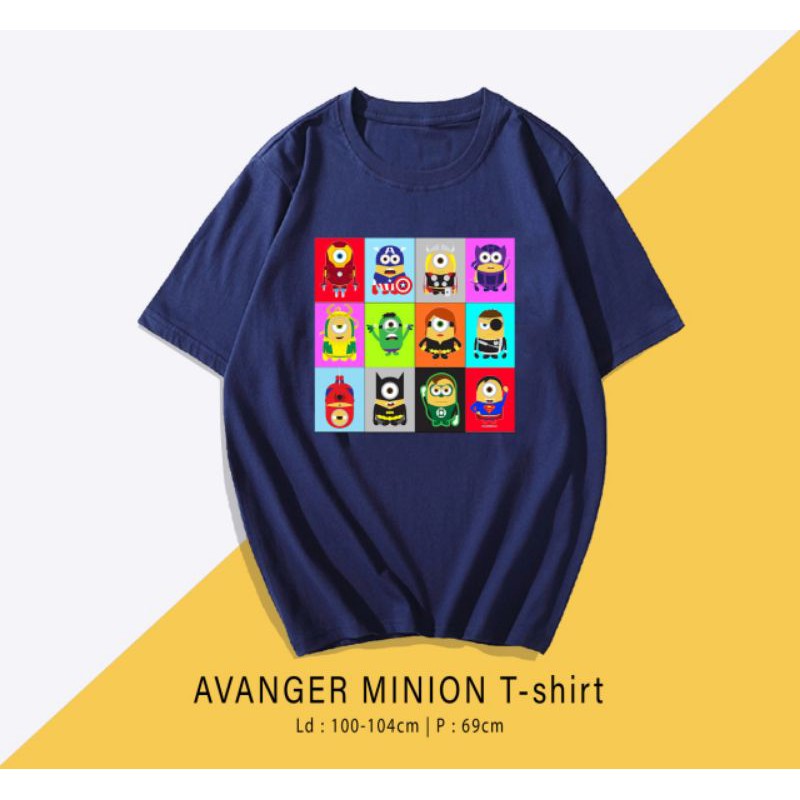 T-SHIRT / TUMBLR KAOS MINION AVENGER OVERSIZE PREMIUM