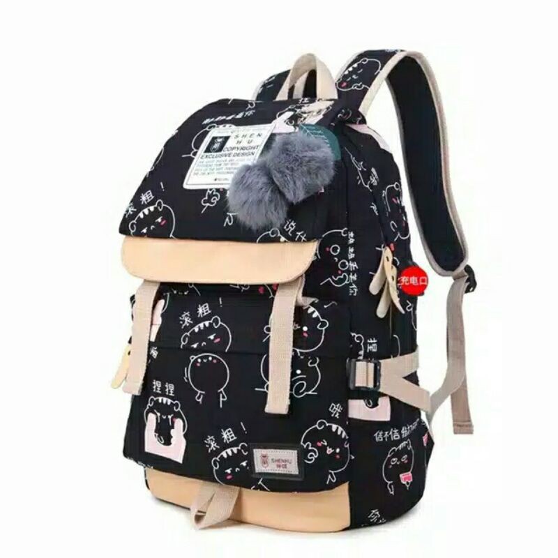 New Arrival_Tas Anak Sekolah Laki Laki Sd Backpack Ransel Backpack Cowok Cewek Set R9I7 Gr RW402