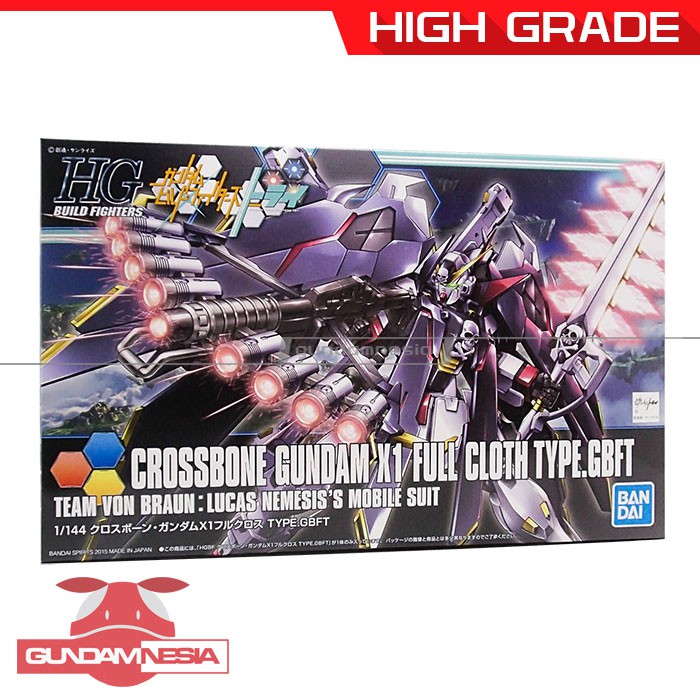 [HG] Crossbone Gundam X1 Full Cloth Type. GBFT