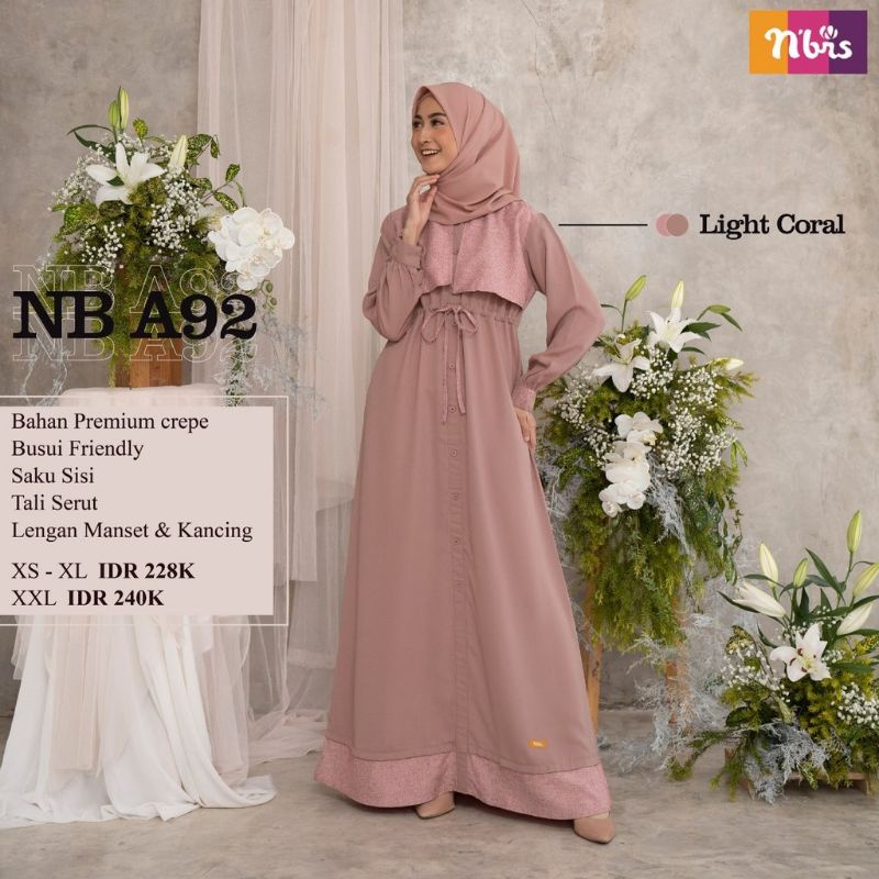 BEST SELLER//GAMIS NB A92//READY STOK