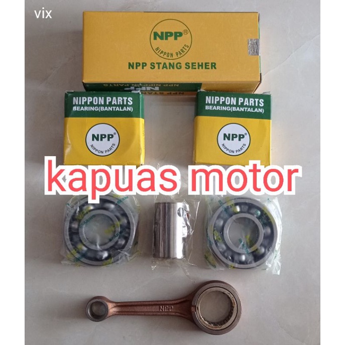 stang seher conrod plus bearing kruk as vixion Jupiter mx new original npp