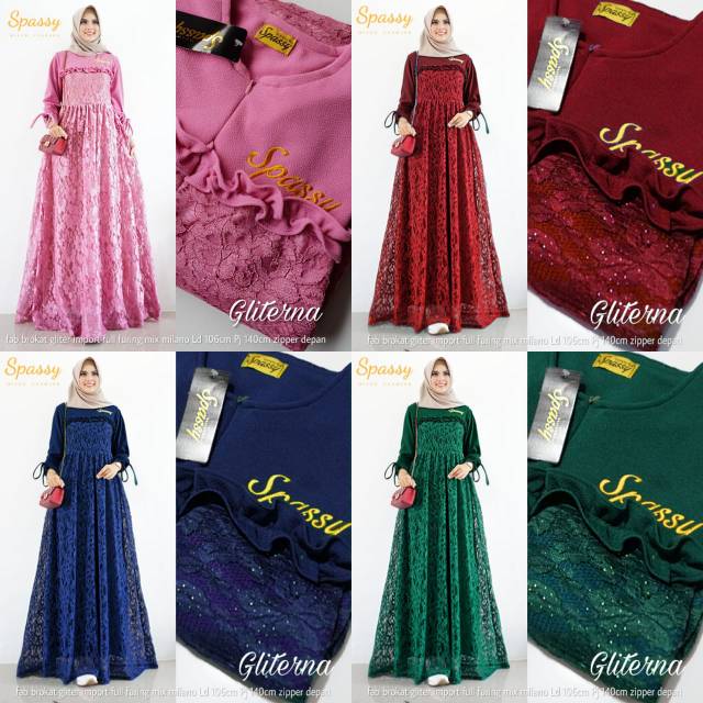 GLITERNA DRESS ORI BY SPASSY