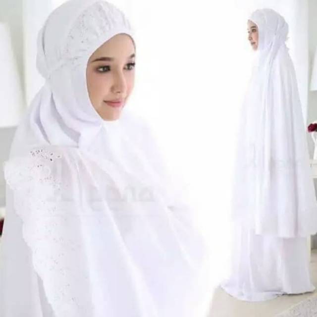 MUKENA KHADIJAH PUTIH