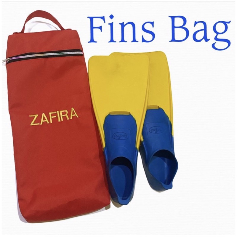 Fawn’G Handmade - Tas Fins Renang | Fins bag Kanvas | Tas renang anak