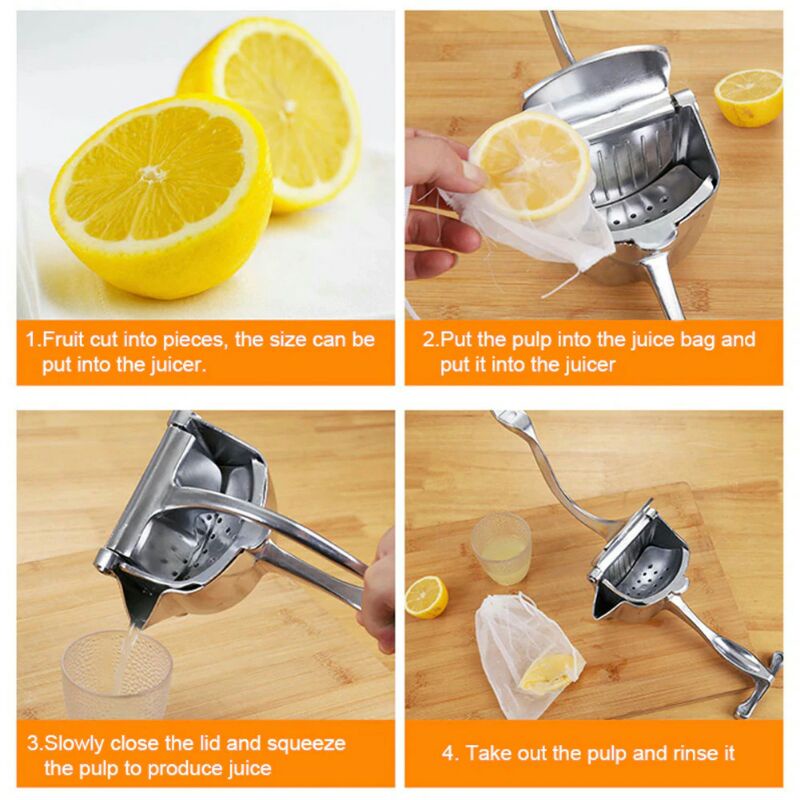 Alat Peras Jus Buah Juice Squeezer Aluminium Alloy A072