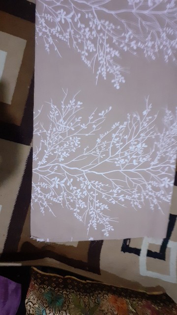 Bahan Kain Sprei Meteran Katun Lokal Cvc Star Motif Jeju Memory