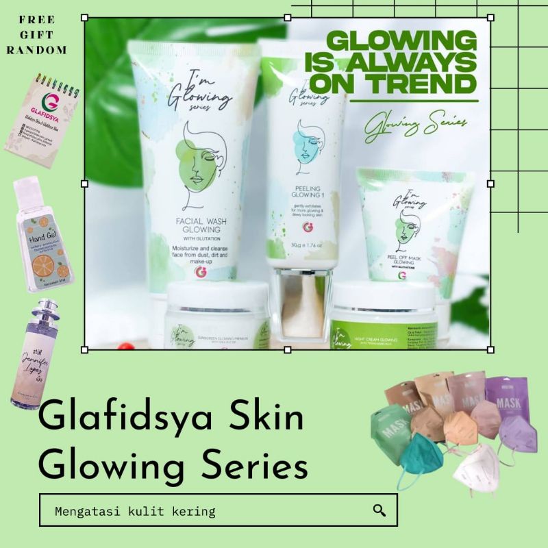 ECERAN - PAKET GLOWING GLAFIDSYA SKIN ORIGINAL RESELLER RESMI