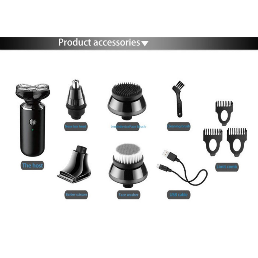 Kemei KM-1004 Men's Electric 5 in 1 Shaver beard trimmer nose hair