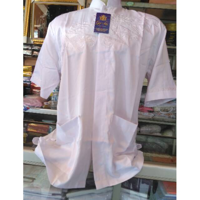 Baju koko pendek/baju koko semi sutra/baju koko dewasa