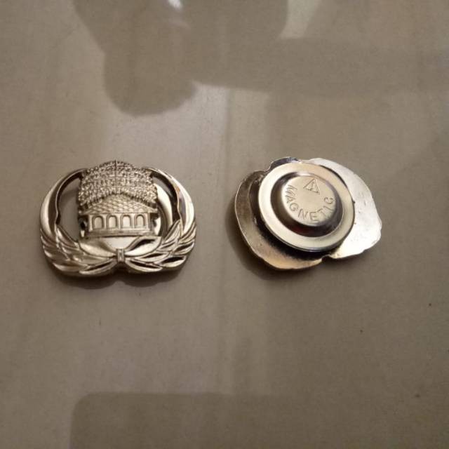 SILVER LENCANA Pin Korpri Pin Kopri Pin ASN Bross Pin Abdi Negara Silver 3cm Tebal