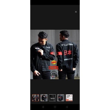 jaket jeans sobek pria terbaru 2021/jaket jeans levis pria sobek korea/jaket jeans pria keren