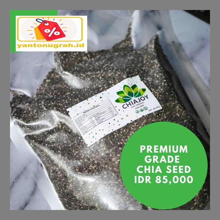 

S50Mkkar Black Chia Seed 1 Kg Mexico Premium Natural Grade 1 By Chiajoy Dr05Ytd