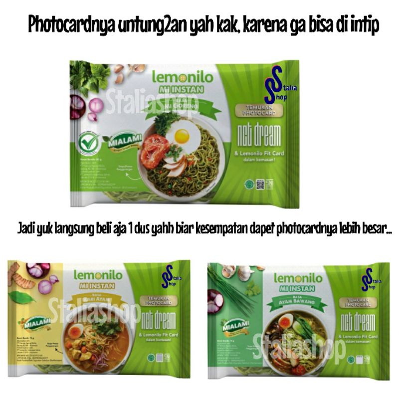 Mie Lemonilo X NCT Dream Rasa Rendang Ready Stock