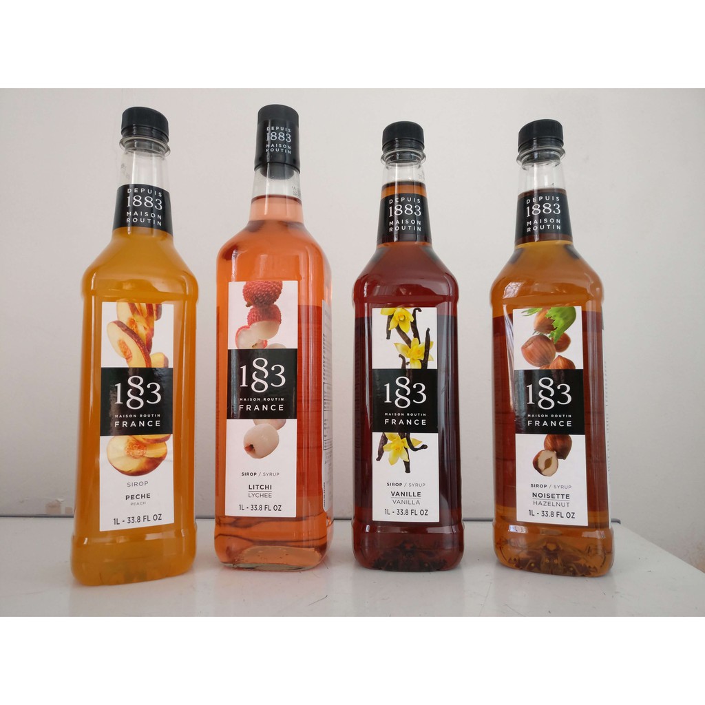 Syrup Sirup Premium Maison Routin 1 Ltr Import France Bahan Cocktail Caramel Shopee Indonesia
