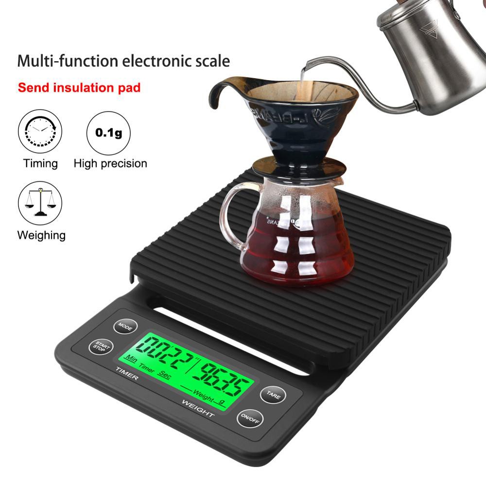 Taffware Digipounds NS CF1 Timbangan Digital Kopi Dapur  3kg 0.1g dengan Timer