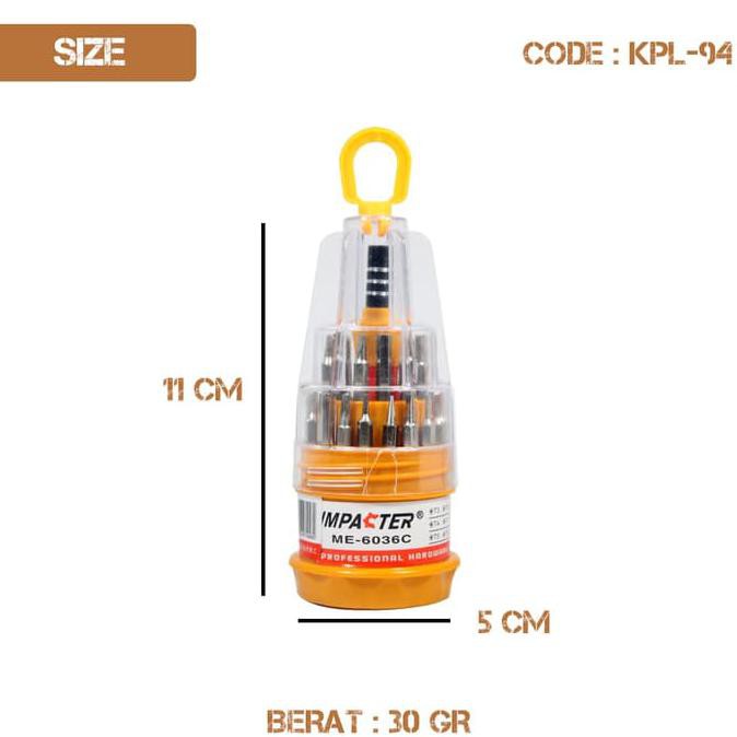 Obeng Set 31In1 Screwdriver Handphone Elektronik Hp - HHL-217