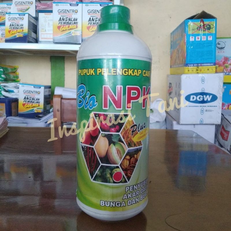 Pupuk Cair Pelengkap Bio NPK Plus / Pupuk Bio NPK Cair 1Liter