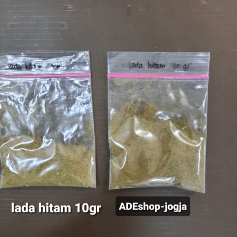 

lada hitam bubuk 10 gr black pepper powder merica hitam
