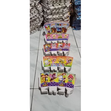 

kemasan popcorn 9x5cm 1 pack 5 karakter