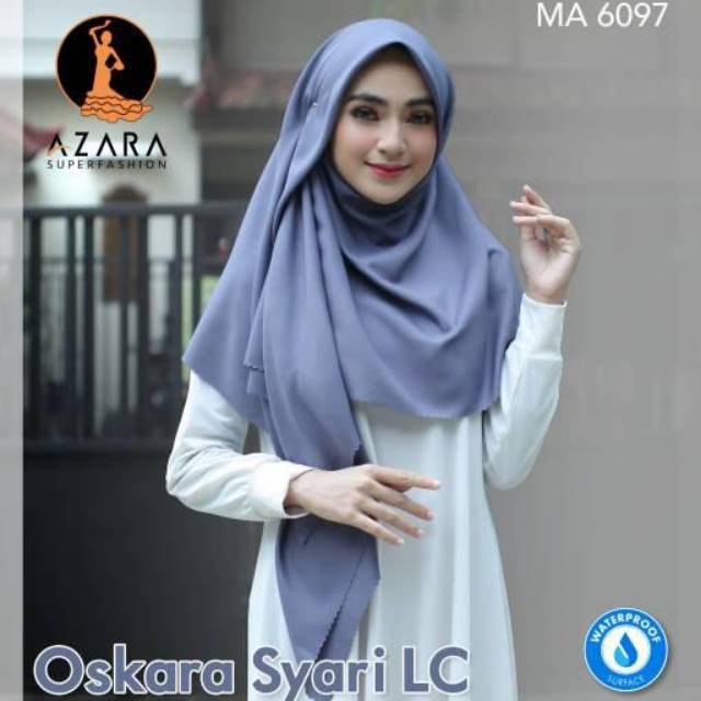 Part 1 jilbab  OSKARA SYARI WATERPROOF130x130cm LC hijab 