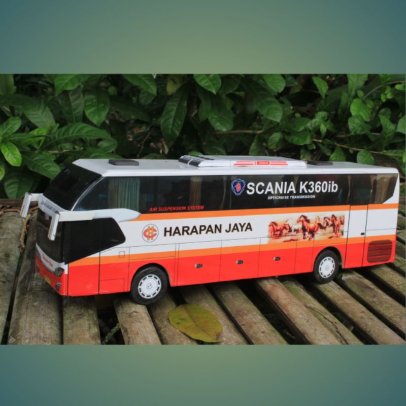Erikcraft Miniatur Bus Miniatur Bis Harapan Jaya Avante Mobil Mainan Hadiah Anak