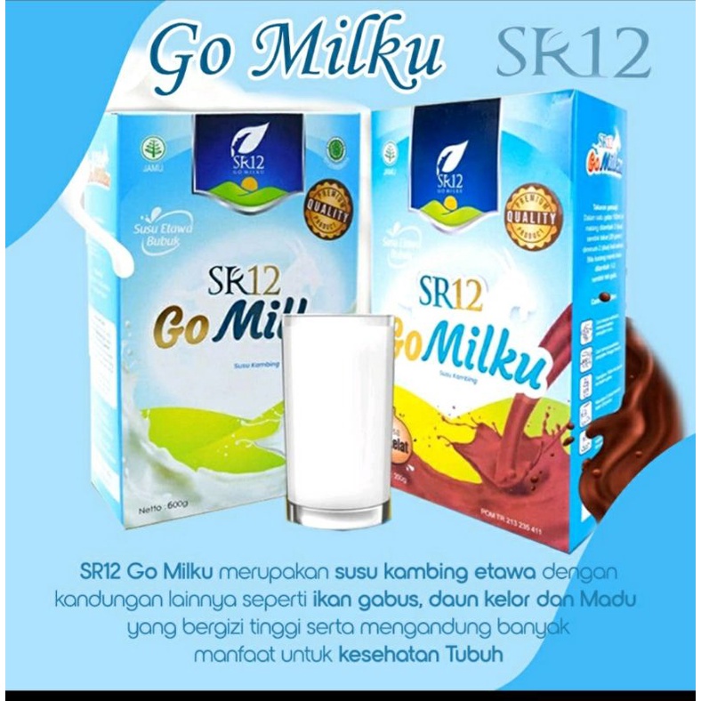 

GO MILKU SR12 SUSU KAMBING ETAWA 600 GRAM