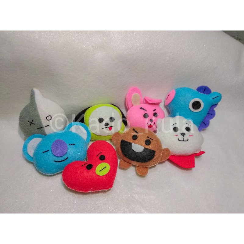 Boneka Buket murah/Bobeka BTS / Aplikasi flanel