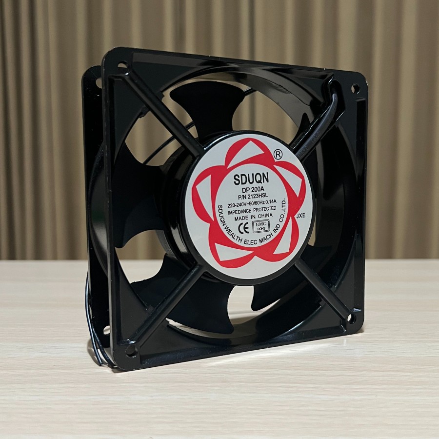 KIPAS FAN AC 220V 220 VOLT 12 CM 12CM