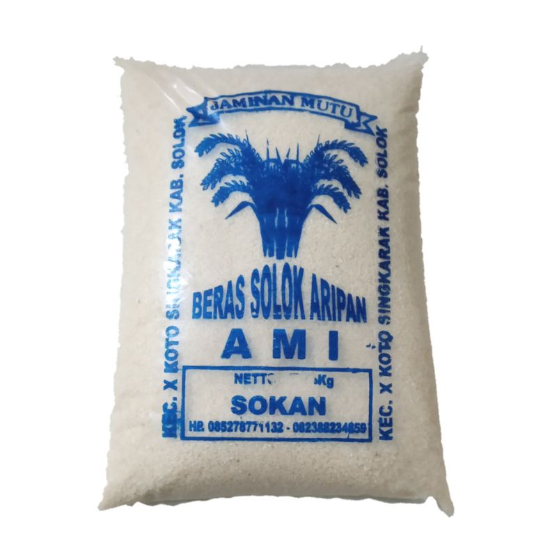 

AMI Beras Solok Aripan Sokan / Anak Daro/ Silih Baganti 10 Kg