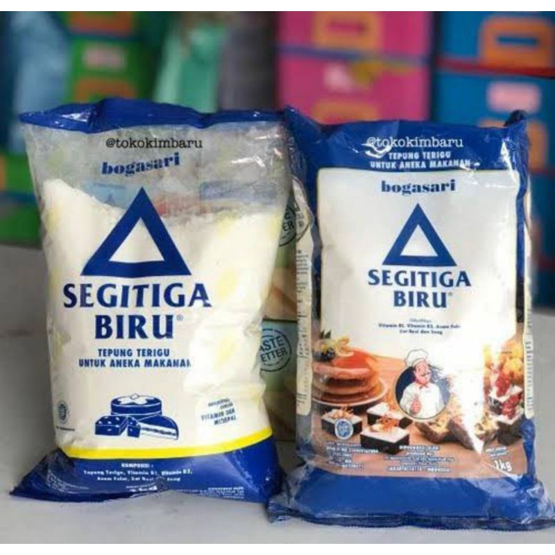 

Tepung Segitiga Biru 1kg/Premium/Ekonomis