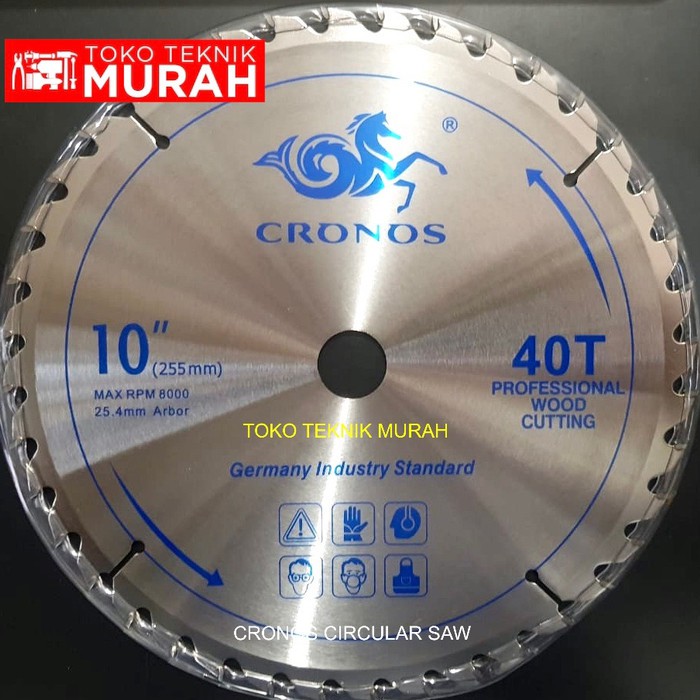 Cronos Mata Potong Circle 9” Circular Saw Blade Bulat 9”x2.6x40T