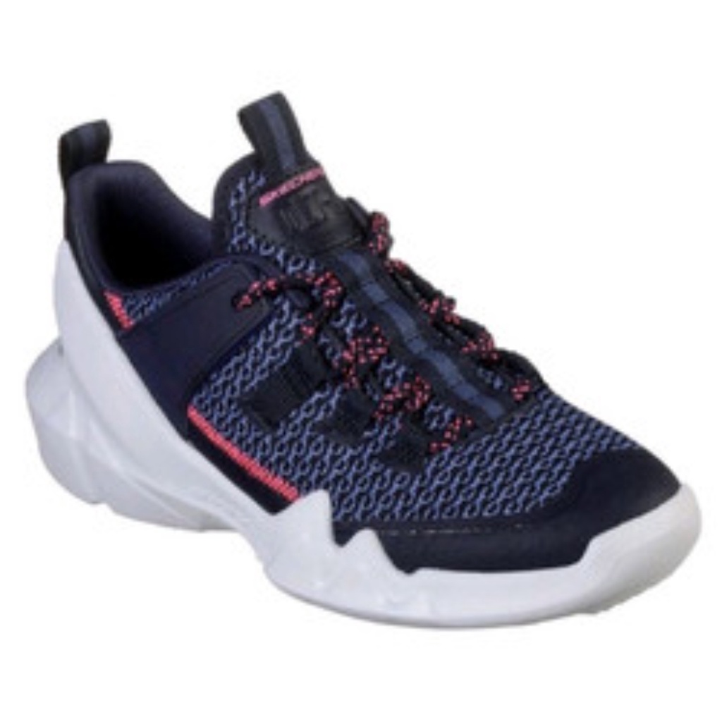 Size 35  - Skechers Dlt-A-Locus. Navy Coral. 80642NVCL. Sneakers Anak Perempuan