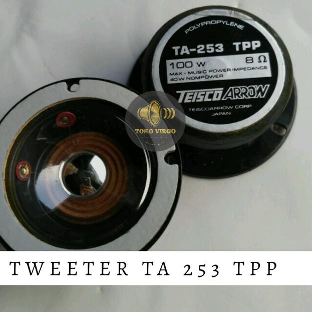 Ü# SEPASANG Tweeter 100 Watt 2,5 Inch I Twiter Teisco Arrow TA 253 TPP ☎