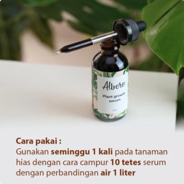 ALBERO PLANT GROWTH SERUM UNTUK PERTUMBUHAN PUPUK NUTRISI SUPLEMEN HORMON DAUN DAN AKAR TANAMAN HIAS