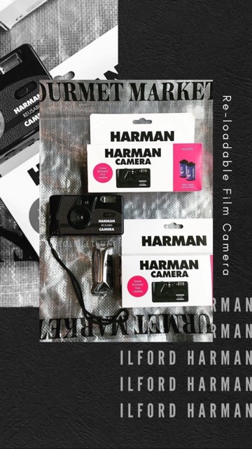 Ilford Harman Re-usable Film Camera (Free 2 Film Kentmere Pan 400)-2