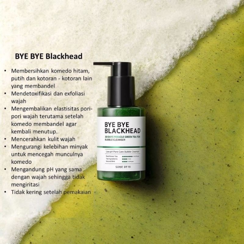 SOME BY MI Bye Bye Blackhead Miracle Bubble Cleanser 120g