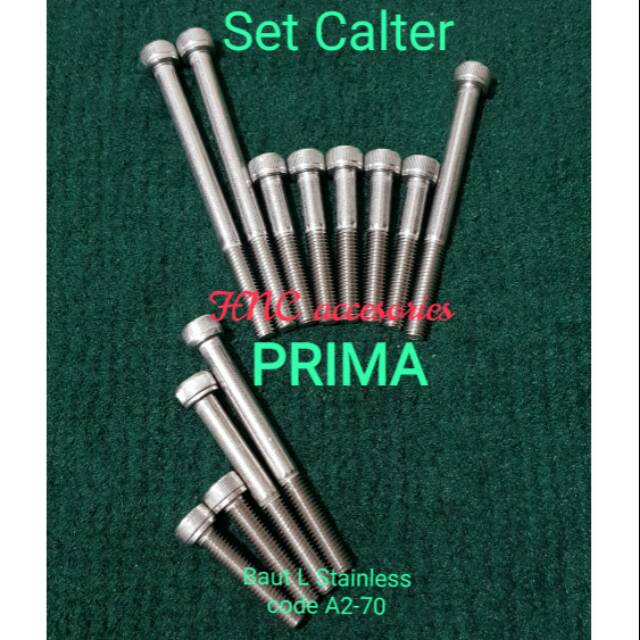 Baut L Stainless Baut set Calter Astrea PRIMA