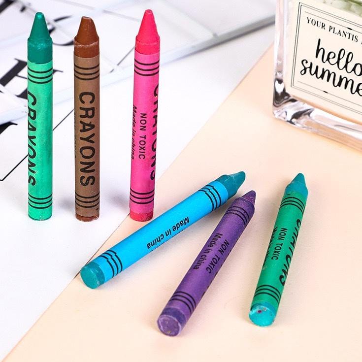 Crayon Menggambar Pensil Warna Satu Set 24 Pcs Color Anak Sekolah