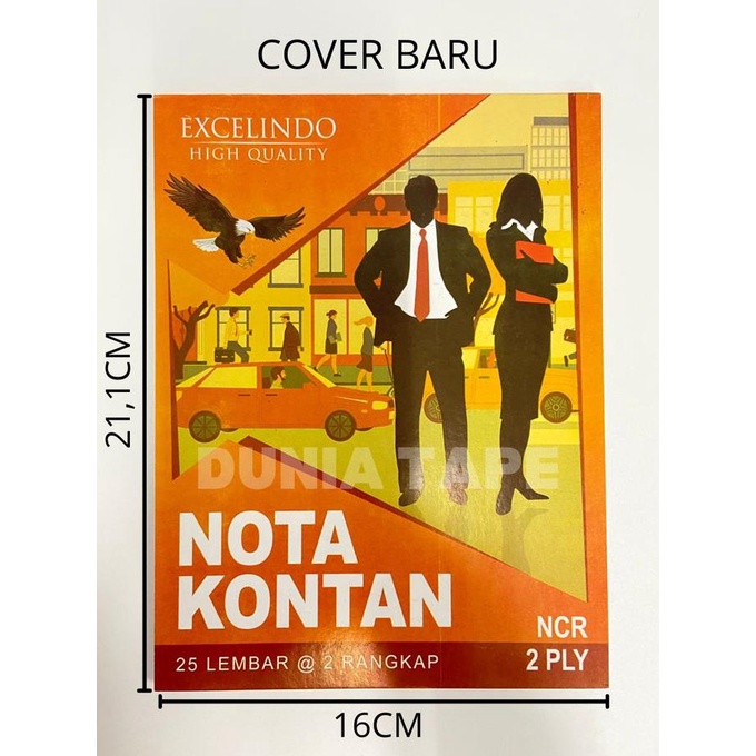 

(GOJEK GRAB) Buku Nota Kontan Besar 2 rangkap
