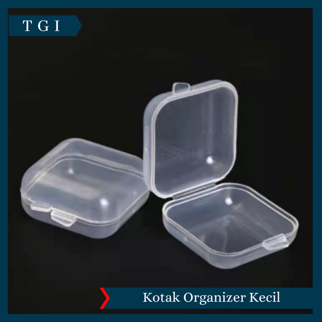 TGI - KOTAK KECIL SIMPAN MEMORY CARD EARPLUG / KOTAK PLASTIK SERBA GUNA / MINI BOX AKSESORIS