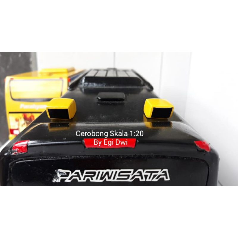 Cerobong Miniatur Bus Skala 20