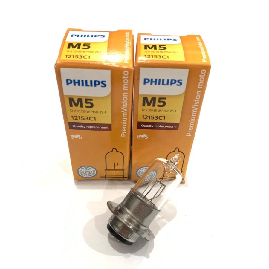 Philips Essential Moto M5 - Lampu Halogen Motor Kaki 1 35 Watt