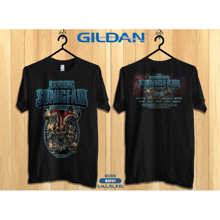 Kaos bandung sonic fair / kaos original gildan softstyle